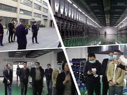 Zhejiang Beautiful Town Construction Office ha visitato Chengbang High-tech per l'ispezione e l'accettazione di Qianqing Street